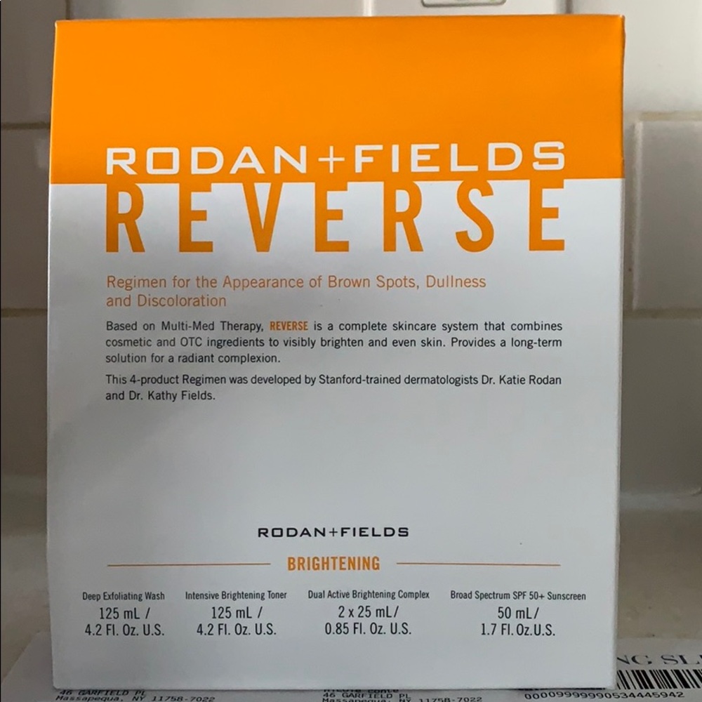 Rodan and Fields Reverse Brightening Regimen
